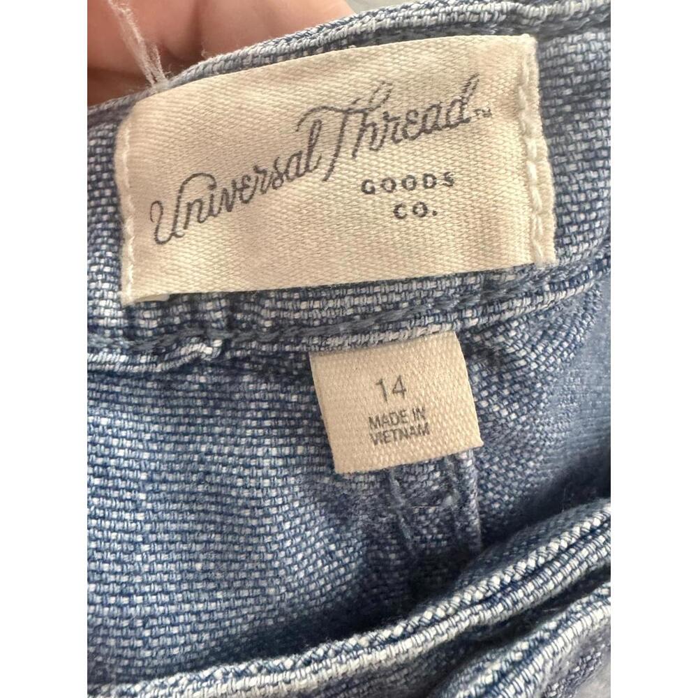 universal thread denim shorts y2k low rise carpenter utility light wash - Picture 3 of 8